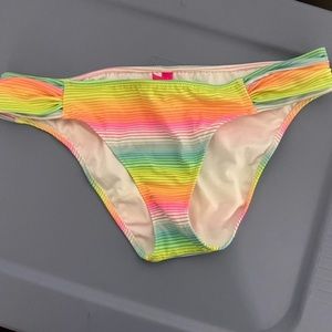 Victoria’s Secret Rainbow Stripe Bikini Bottoms